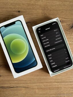 Apple iPhone 12 64GB Zelený Stav: A Baterie: 91% - 5