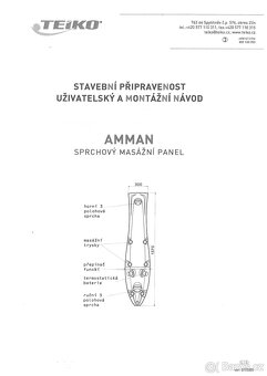 Sprchový masážní panel - 5
