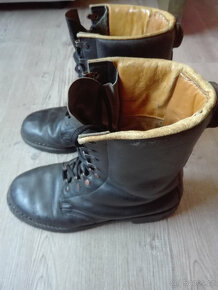 Kožené kanady BUNDESWEHR, vel. 40, vnitřní stélka 25 cm - 5