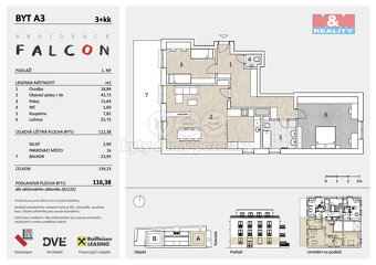 Prodej bytu 3+kk, 116m², Mělník, ul. Sokolská - 5