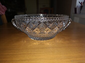 Skleněná mísa - broušená - 1 - 5