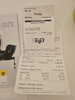 Britax Römer Autosedačka Dualfix M i-Size Cool Flow Blue - 5