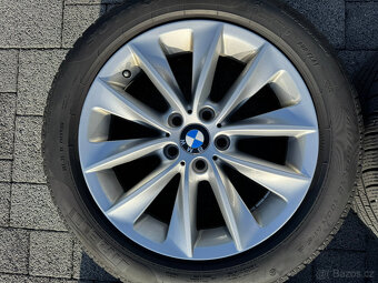 BMW X3 originál ALU kola + zimní pneu 245/50 R18 - 5