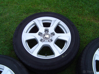 4X LETNÍ HLINÍKOVÁ KOLA ŠKODA OCTAVIA III,II 205/55 R16.TOP - 5