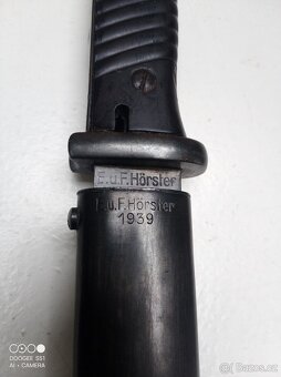 Německý bodák Mauser K98 scislovany - 5