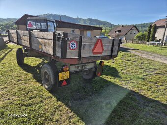 Zetor 7245 s čelním nakladačem a vlekem 7t - 5