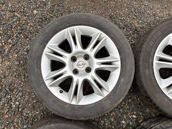 Alu orig letni sada Opel 4x100 6,5J ET40 195/55 R16 - 5