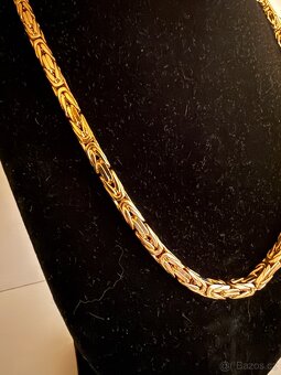 Zlatý řetěz královská vazba 133g 750/1000 18k - 5