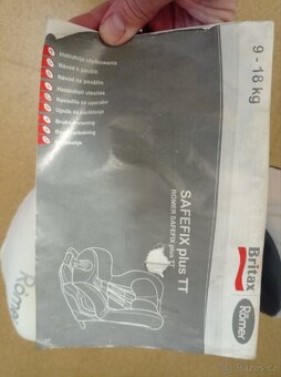 Autosedačka Britax Römer Safefix plus TT 9-18 kg - 5