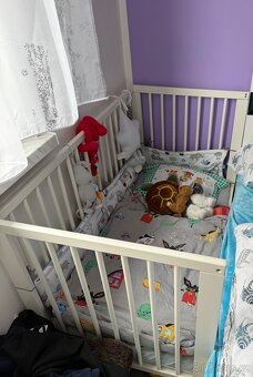 Postýlka + Přebalovací pult Ikea Gulliver - 5