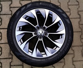 Alu kola originál Škoda Kodiaq 5x112 R19 Aronia - 5