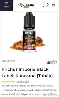 Nové tabakové arómy IMPERIA - 5