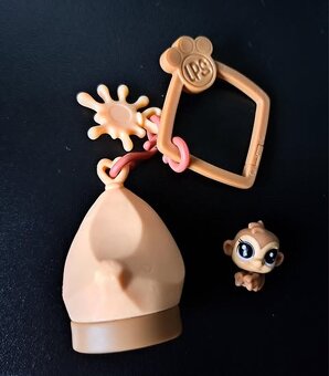 LPS Zvířátka sada - 3x LPS, 3x domeček (klíčenka) - 5