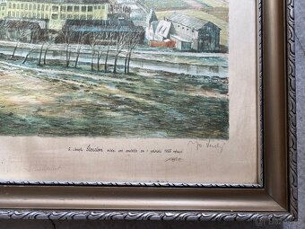 Obraz J.Veselý litografie - 5