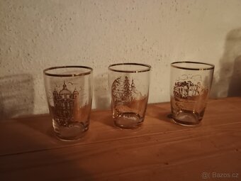 Retro skleničky mix 1 - 5