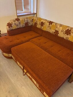 Rozkládací pohovka s lenoškou - 5