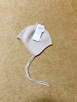 Dětská čepice z prémiové merino vlny, Lindex; dvojčata - 5