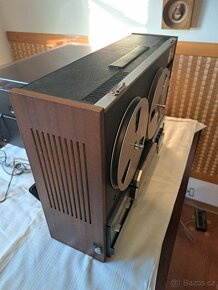 Kotoučový magnetofon Philips N4416, funkční, nové řemínky - 5