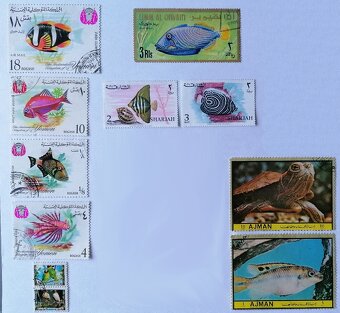 Známky 98x zvířata sbírka známek zvířat Afrika, Asie, Evropa - 5