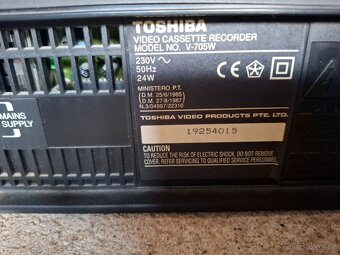 VHS Toshiba 6hlav plně funkční - 5