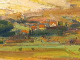 Obraz Jaroslav Hrabec, Uherské Hradiště olej plátno 60x90 - 5