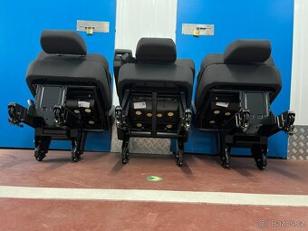 Druhá řada sedačky Transporter Caravelle T5 T6 dvoje šoupačk - 5