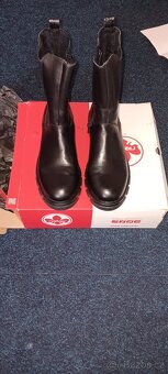 Dámské kožené Chelsea Rieker 41 Nové - 5