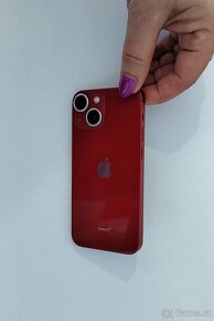 iPhone 13 Mini 128GB červený, TOP STAV, stáří 1 rok, záruka - 5