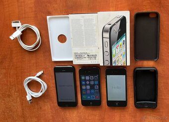 Apple iPhone 4 16GB + Apple iPhone 4S 32GB + Apple iPhone 5 - 5
