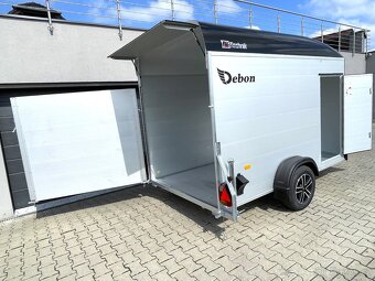 Skříňový přívěs DEBON C400 ALU, 1300 kg - 5