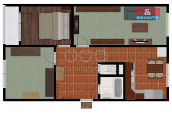 Pronájem bytu 3+1, 71 m², Klášterec nad Ohří, ul. Luční - 5