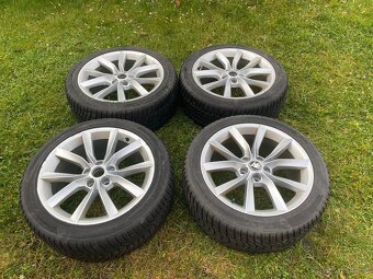 Originální litá kola + zimní pneu Hankook 235/45R18 98V - 5
