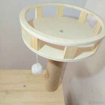 Škrabadlo pro kočky 159 cm, průměr sloupků 8 cm - nové - 5