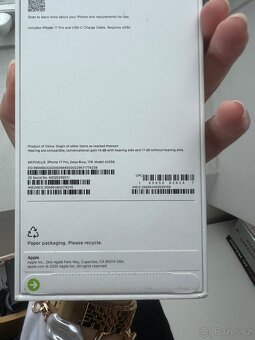 NEOTEVŘENÝ iPhone 17 Pro 1TB Deep Blue – USA verze - 5