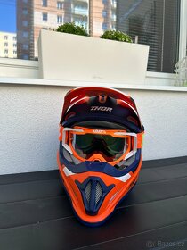 Helma THOR + brýle 100% racecraft - 5