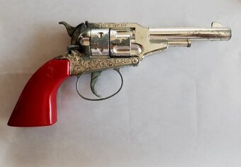 staré hračky- klavír a Colt LONE STAR, špuntovka,..bakelit - 5
