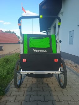 Cyklovozík / vozík za kolo Qeridoo pro 2 děti - 5