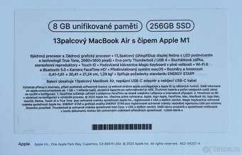 MacBook Air M1 98% baterie 30 cycle - 5