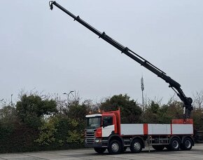 Scania P410 8x4 - valník s hydraulickou rukou HIAB - 5