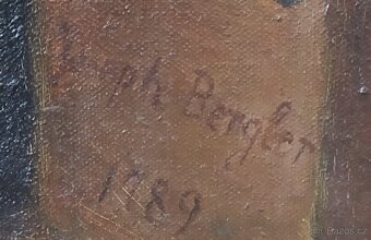 Josef Bergler - Svatý Josef s Ježíškem - 18. Století - obraz - 5