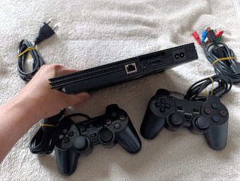 PS2 PlayStation 2 Slim + Hry - 5