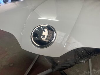 Fabia 3 III přední kapota 2017 bílá perleť - 5