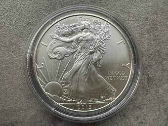 6 ks 1 Oz stříbrná mince American Eagle - starý motiv orla - 5