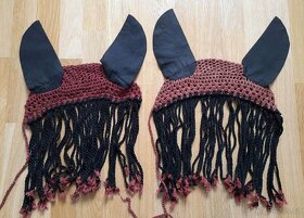 Háčkované čabraky s třásněmi na koně - velikost full - 5