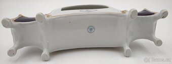 Krásné staré luxusní porcelánové torzo hodin Royal Dux - 5