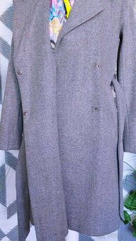 SENZAČNÍ VLNĚNÝ TRENČKOT KABÁTEK-RESERVED-vel. 34 - 5