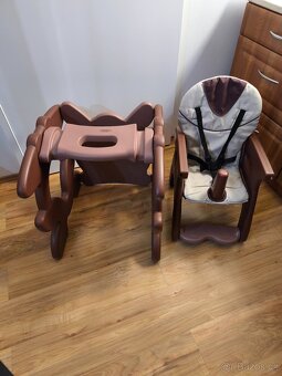 Dětská jídelní židlička a stoleček - 5
