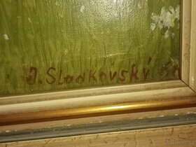 Obrazy krajiny 2 ks - Jarní se probouzí, Spící zimní - 5
