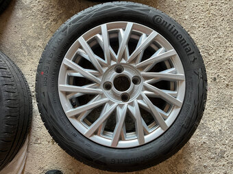 🛞 Nová sada ALU 15" Fiat 500 + Continental 185/55 R15 XL - 5