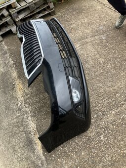 predni naraznik skoda superb ii 13-15 cerny maska - 5